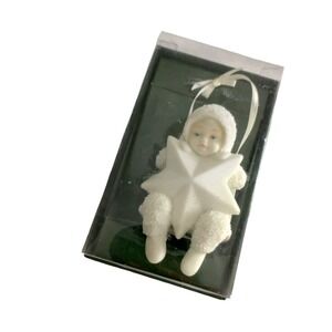 Dept 56 Snowbabies "Swinging On A Star" Ornament Christmas‎ Winter Angel Star